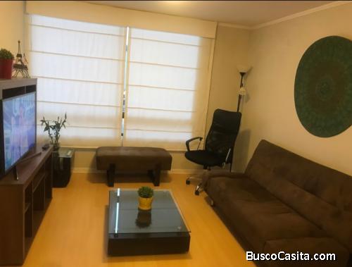 Miraflores depto. de 1 dormitorio amoblado en av. 28 de julio 895, propietaria alquila