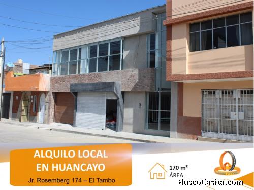 ALQUILO EXCELENTE LOCAL COMERCIAL EN EL TAMBO, HUANCAYO