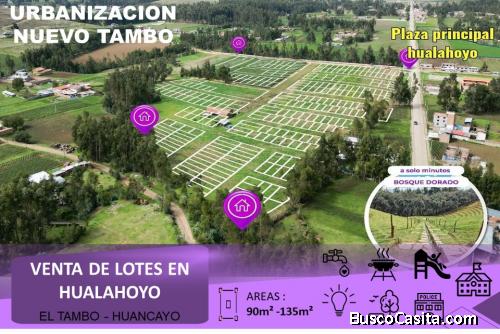 LOTES EN VENTA FRENTE A LA PLAZA PRINCIPAL DE HUALAHOYO - HUANCAYO 