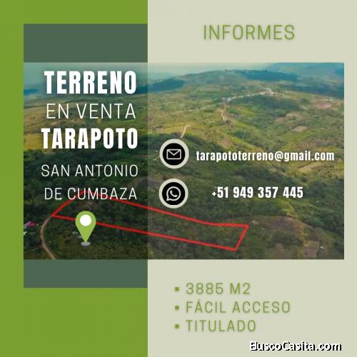 HERMOSO TERRENO EN LA SELVA PERUANA - SAN ANTONIO DE CUMBAZA - TARAPOTO