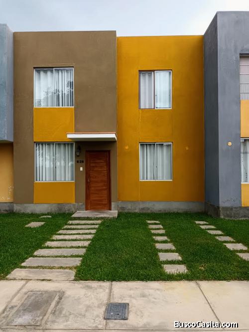 VENDO HERMOSA CASA POR ESTRENAR EN URBANIZACION PRIVADA FRENTE A PARQUE