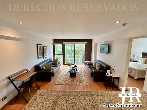 Alquiler de Departamento 58m2 en Barranco c vista a parque 1 Dorm y 1Estac.