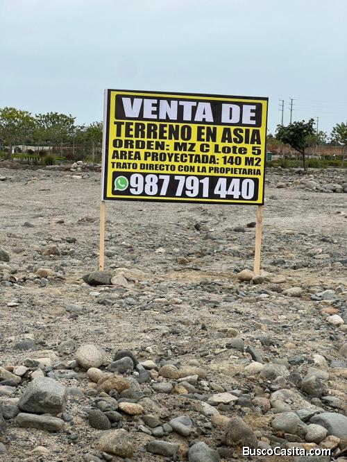 venta en asia terreno 