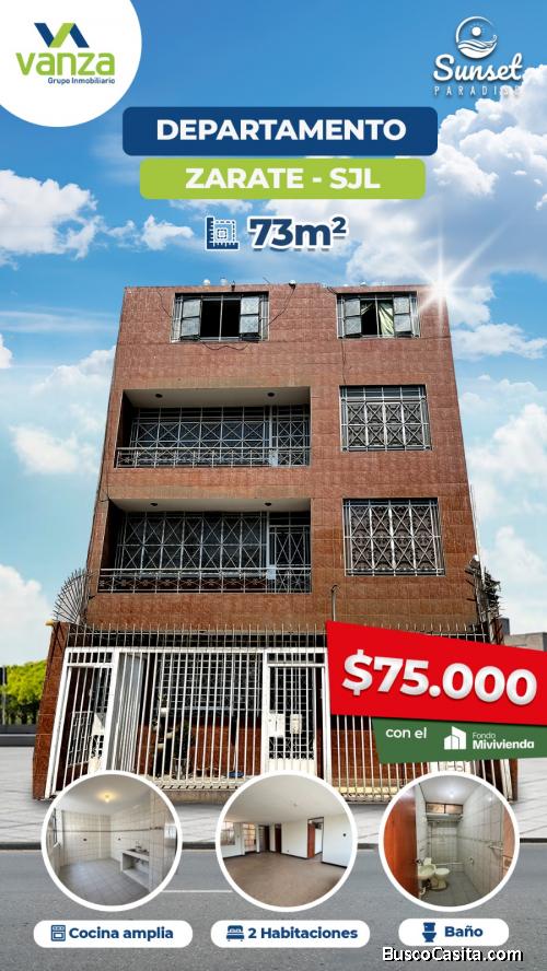 SE VENDE DEPARTAMENTO EN SAN JUAN DE LURIGANCHO, CHIMU, CAJA DE AGUA