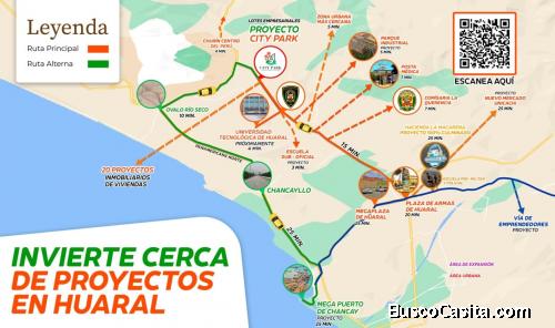VENDO TERRENOS DE 200m2 a 300m2 A MINUTOS DEL MEGA PUERTO CHANCHAY