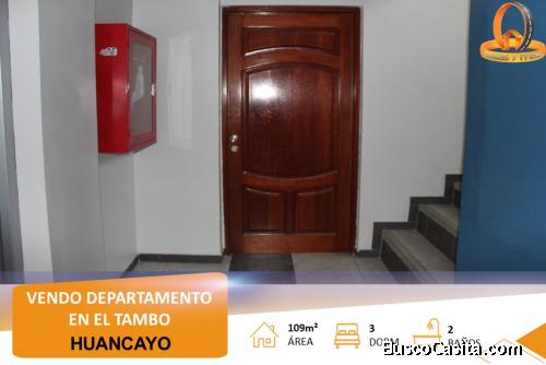 VENDO AMPLIO Y MODERNO DEPARTAMENTO EN EL TAMBO, HUANCAYO