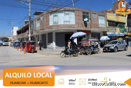 ALQUILO LOCAL COMERCIAL EN HUANCÁN – HUANCAYO
