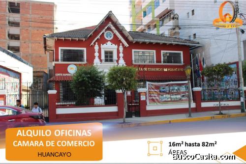 ALQUILO OFICINAS EN EL CORAZÓN DE HUANCAYO