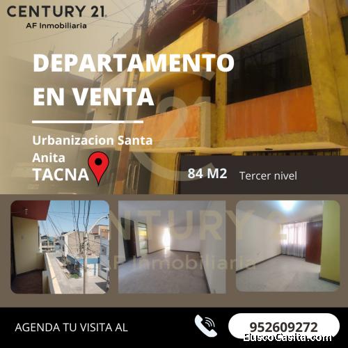 VENTA DE DEPARTAMENTO RESIDENCIAL SAN ANITA EN LA ZONA ACTIVA COMERCIAL