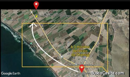 Terreno Chancay saneado 37,941 m² a $175.00 x m2. Zonif industrial en Pan. Norte. 3 minutos de ovalo
