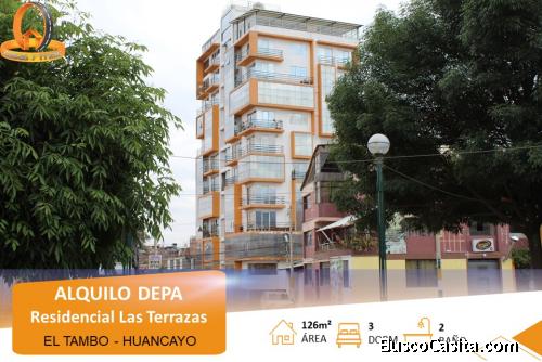 AMPLIO Y CÓMODO DEPARTAMENTO AMOBLADO EN ALQUILER - HUANCAYO