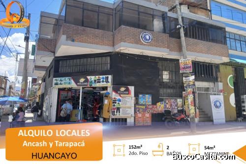 LOCALES COMERCIALES EN ALQUILER EN EL CORAZÓN DE HUANCAYO