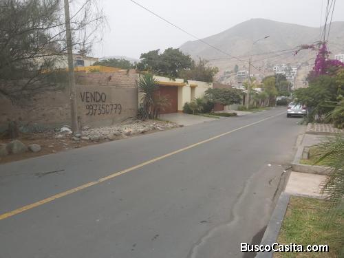 Vendo terreno en el Sol de la Molina 1000m2