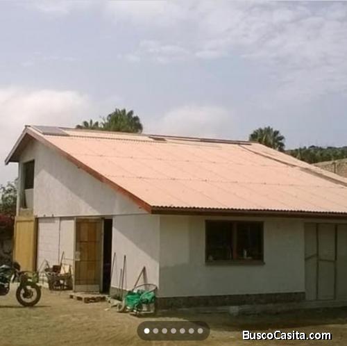 Terreno de 3045 m2 en San Antonio de Mala, tiene una casa habitable, pozo de agua, pan