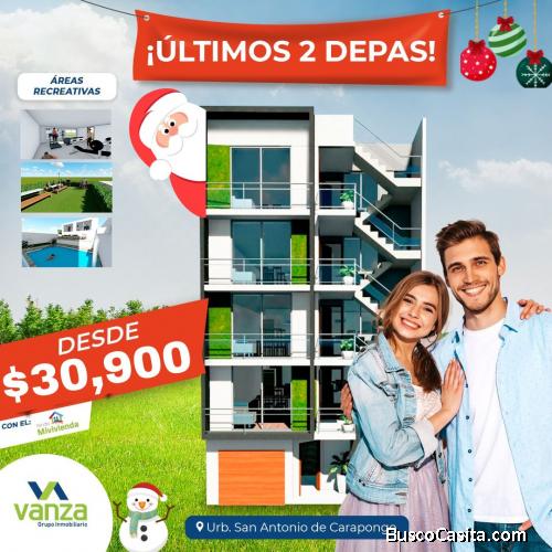 VENTA DEPARTAMENTO CARAPONGO, ATE, SANTA ANITA