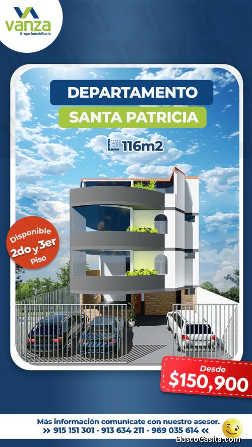 SE VENDE DEPARTAMENTO EN LA MOLINA, SANTA PATRICIA, MAYORAZGO, ATE