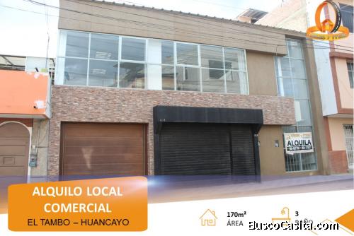 ALQUILO LOCAL COMERCIAL EN ZONA ESTRATÉGICA EN EL TAMBO - HUANCAYO