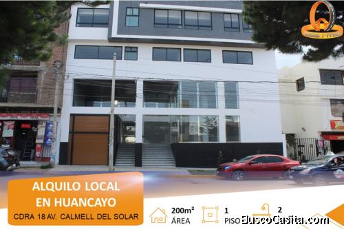 EXCELENTE OPORTUNIDAD DE ALQUILER DE LOCAL COMERCIAL EN HUANCAYO
