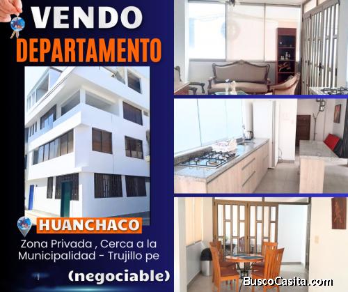  Vendo Departamento 2° Pisos   Ubicación: Zona Privada Calle Bolognesi, Huanchaco