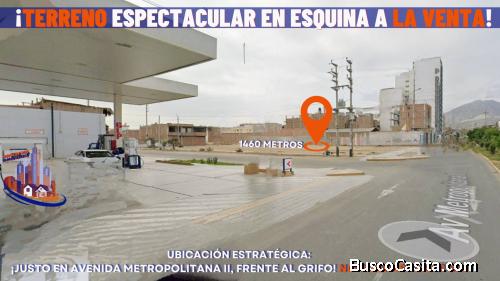 ¡TERRENO ESPECTACULAR EN ESQUINA A LA VENTA! EN LA URB.LAS ORQUIDEA
