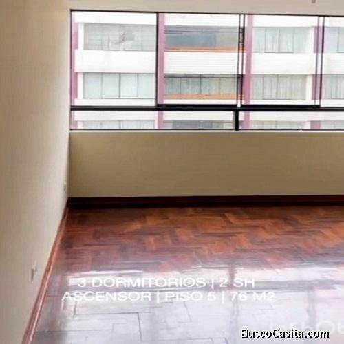DEPARTAMENTO EN VENTA URB. LA CALERA SURQUILLO 76,31m2