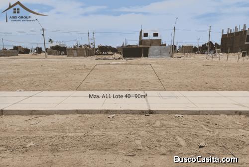 Se Vende Lote de 90m² excelente ubicación en Lima Sur - Chilca.