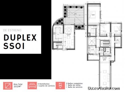 SE VENDE EXCLUSIVO DÚPLEX EN URB CHACARILLA - SURCO