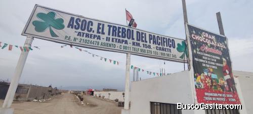 VENTA TERRENO 1,000 METROS EN  TREBOL DEL PACIFICO  CAÑETE