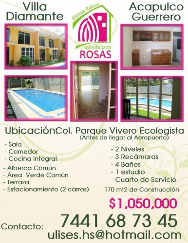 REMATE VILLA EN DIAMANTE