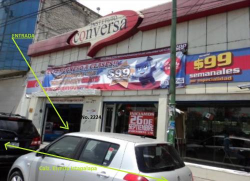 Calzada Ermita Iztapalapa 2224 (eje 8 sur) D.F., Propiedad en Venta / Comercio/Escuela priv. 300m²