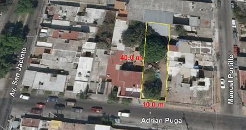 Buen Terreno 400m2 a una cuadra de Parque San Rafael