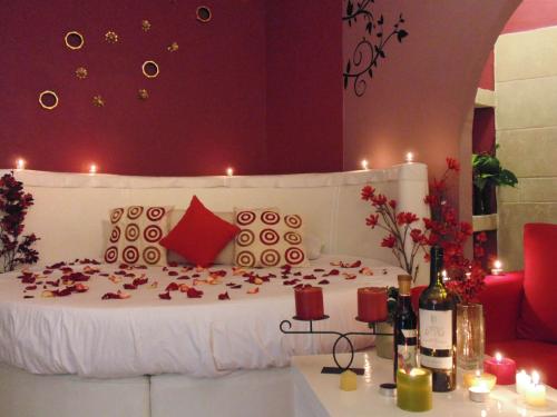 suite con decorativos románticos