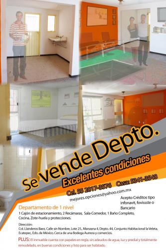 VENDO DEPARTAMENTO