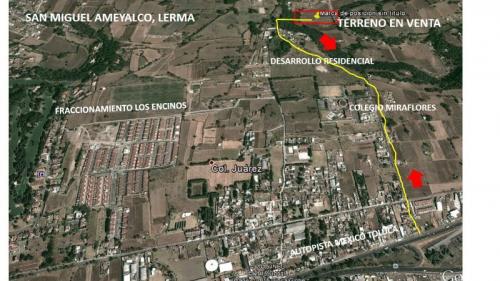 VENDO TERRENO EN ZONA DE LOS ENCINOS, LERMA EDO MEXICO