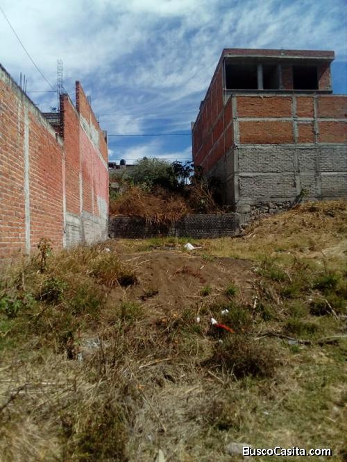 Vendo terreno de 8x18 al norte de Morelia, Recibo auto a cuenta 