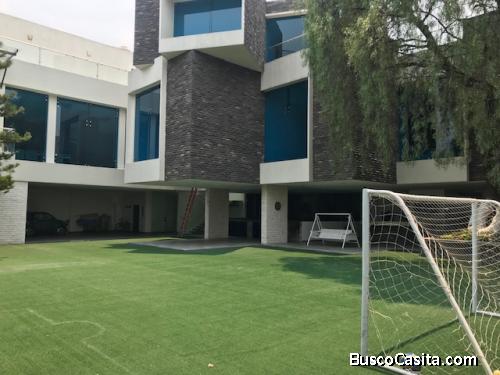 Espectacular casa en Renta, Cantil del pedregal, Alberca, gimnasio, departamento 