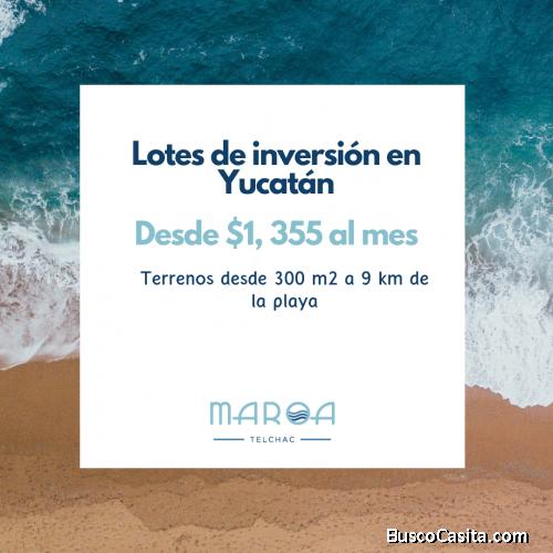 Lotes de inversión en Hunucmá