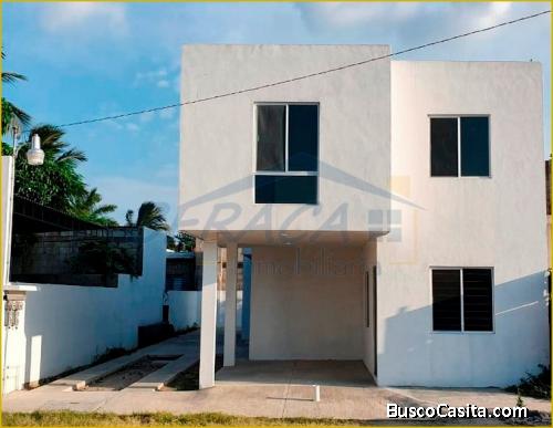 BI620-V1000 CASA NUEVA EN COL LUCIO BLANCO, CD. MADERO.