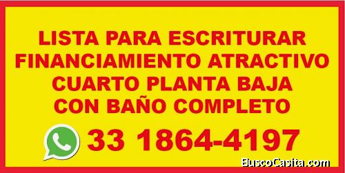 PARA ESCRITURAR CON COCINA EQUIPADA+CUARTO CON BAÑO EN PLANTA BAJA-RESIDENCIAL LOS ROBLES-ZAPOPAN