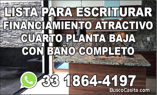 YA TERMINADA CON COCINA EQUIPADA+4CUARTOS C/BAÑO COMPLETO(UNO EN PLANTA BAJA) ZAPOPAN-LOS ROBLES