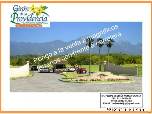 2 LOTES FRENTE A CARRETERA SAN MATEO CADEREYTA