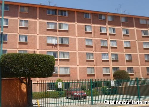 Departamento exterior con excelente vías de acceso en Coapa