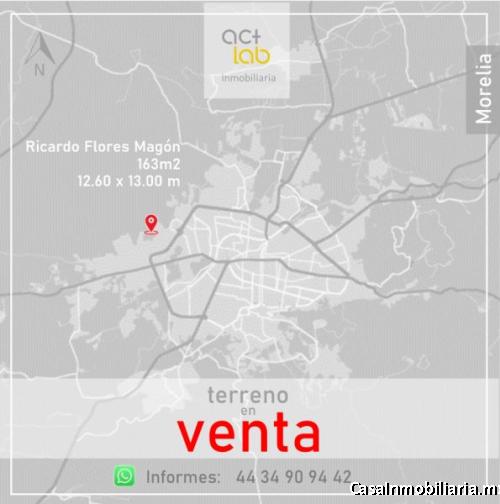 Terreno / Lote en Venta en Col. Ricardo Flores Magón