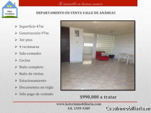 Departamento en venta Valle de Anáhuac 