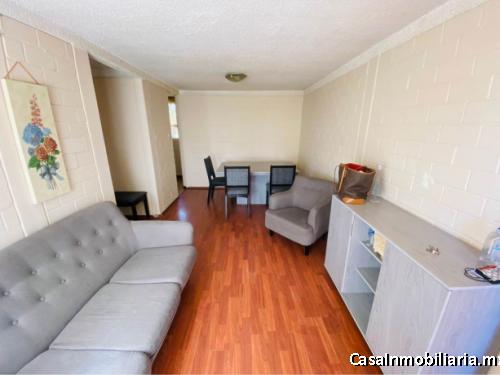 Iluminado y acogedor depto en 2° nivel, CTM Culhuacán