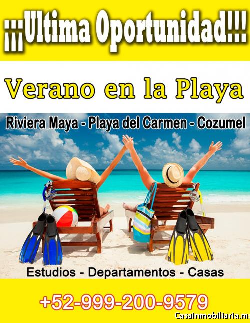 RENTO PENT-HOUSE FRENTE AL HERMOSO MAR DE LA RIVIERA MAYA