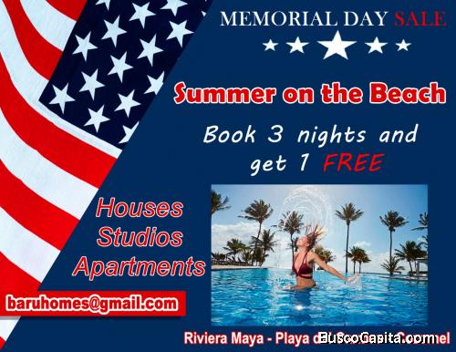 Vacational Rentals of Studios & Apartments in Riviera Maya