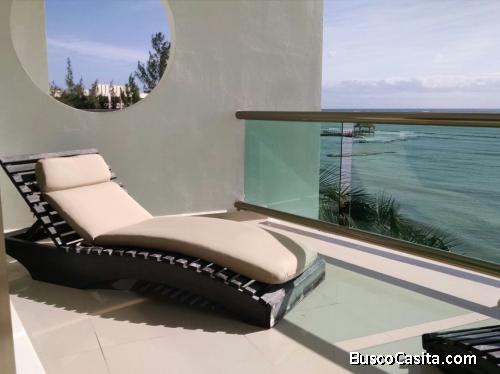 RENTA DE DEPARTAMENTO CON VISTA AL MAR EN PUERTO MORELOS