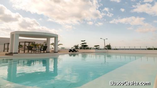 CASA EN RENTA FRENTE AL HERMOSO MAR DE COZUMEL 