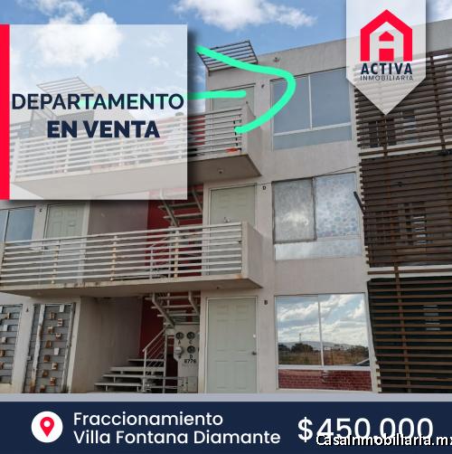 Departamento en ventaen Zapopan, en el Fraccionamiento Villa Fontana Diamante